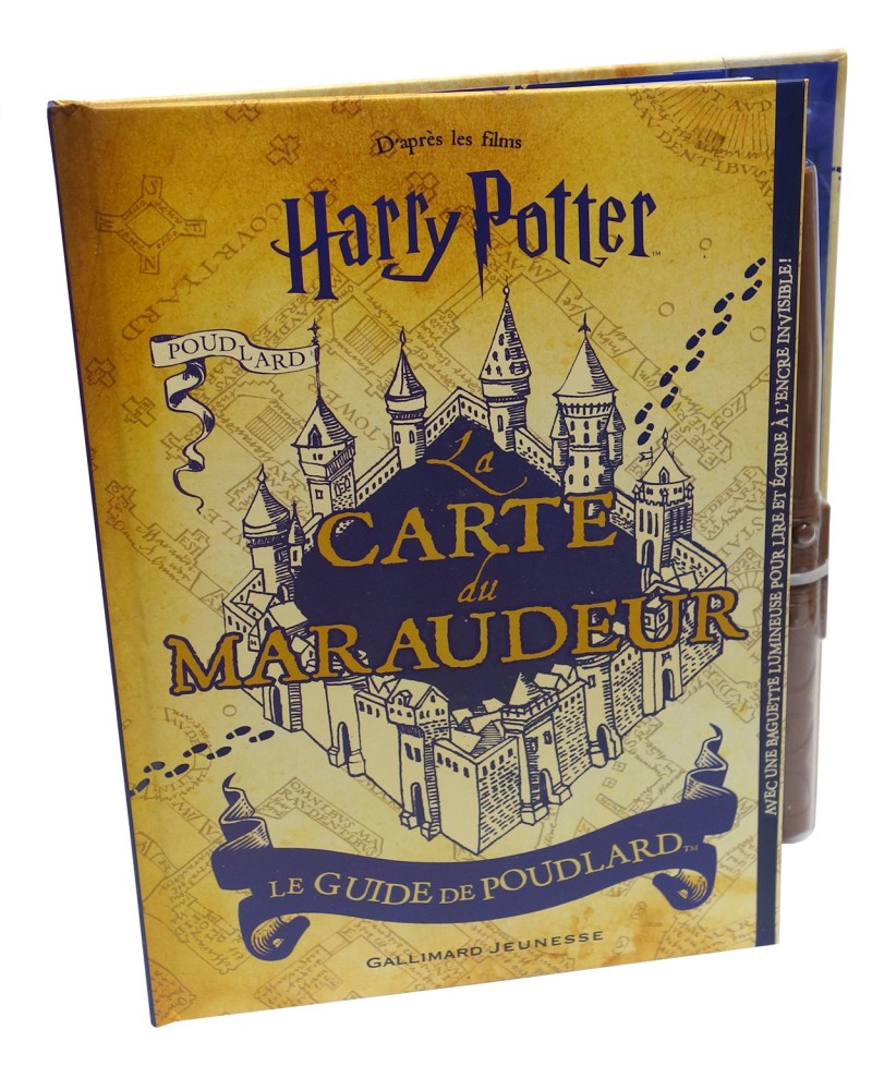 Petite carte du maraudeur (12x55cm) français ou anglais : objets
